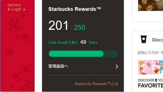 Starbucks Rewards Green Star 201/250