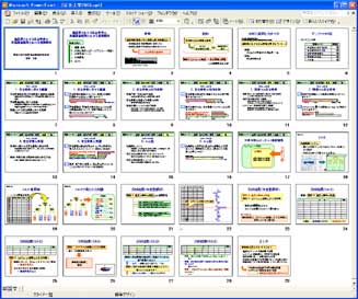 PowerPointプレゼンスライド一覧