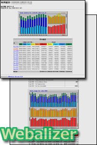 Webalizer解析結果ページ