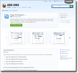 Copy Urls Expert :: Add-ons for Firefox