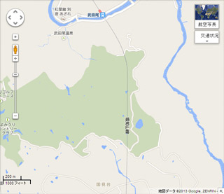 JR宝塚線：西宮名塩－武田尾間のトンネル付近の地図