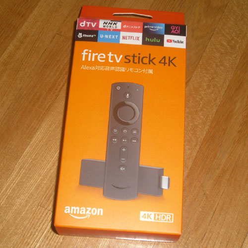 Amazon Fire TV Stick 4K 第2世代パッケージ