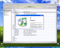 iTunes 4 画面全景