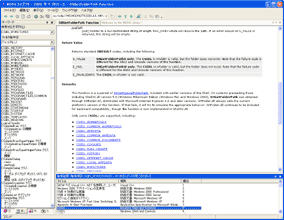 MSDNライブラリ画面イメージ