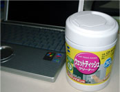 ウェットティッシュクリーナー